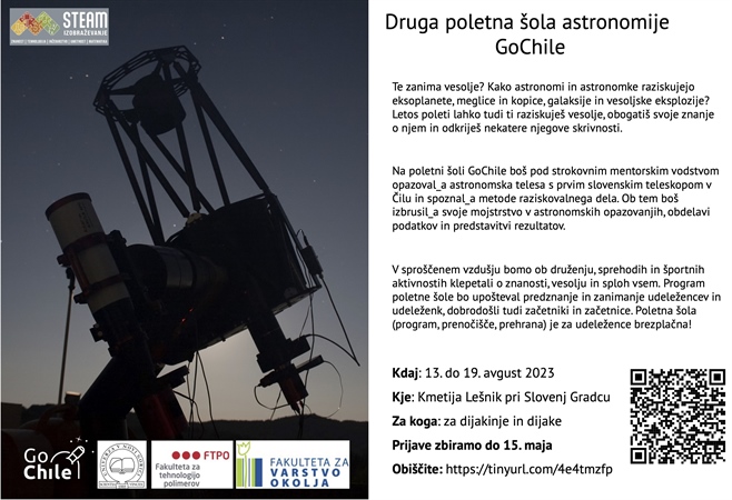 Poletna šola astronomije GoChile